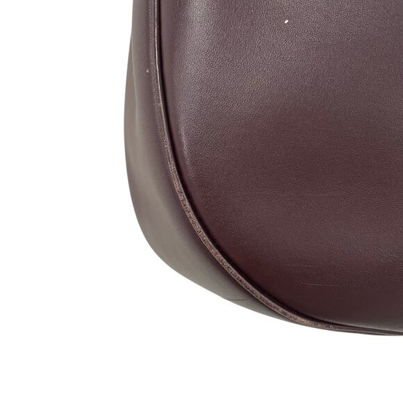 Coach Burgundy Leather Mae Hobo Bag AS IS MISSING STRAP - Picture 7 of 9